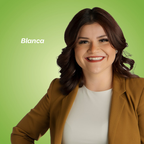 A headshot of Blanca Valencia