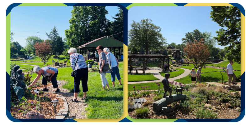 UBT's Journey Program participants on the Mystery Trip at Statue Gardens